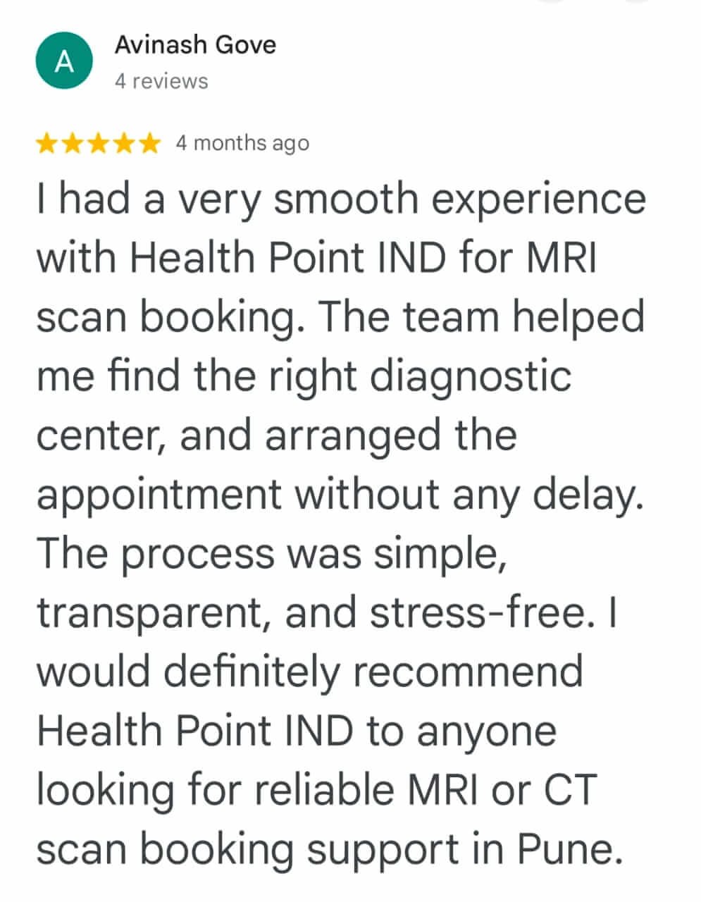 MRI cost in Pune